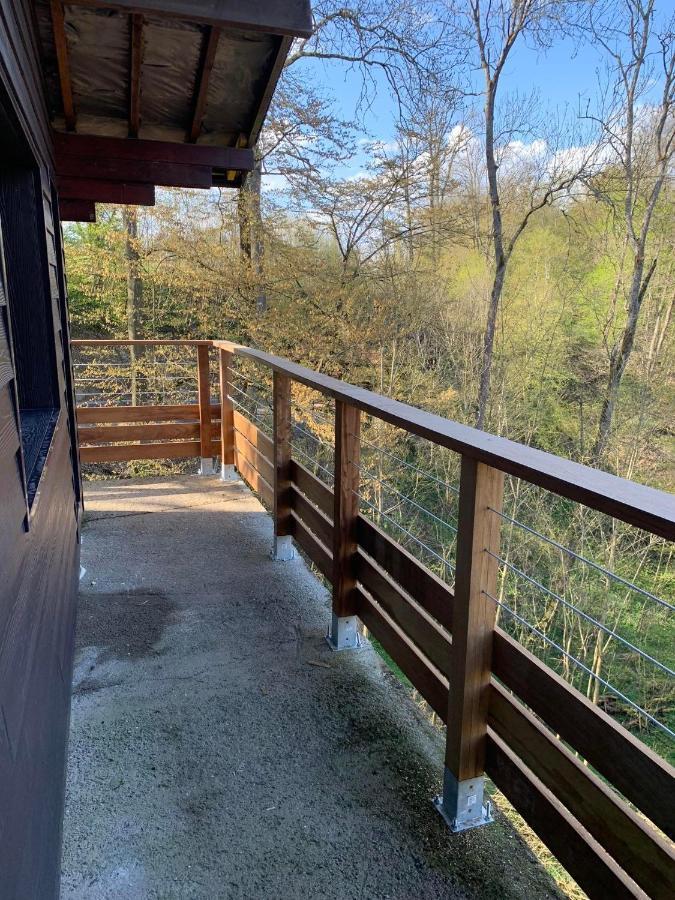 Gites Douillets : Chalet Sur Pilotis Houyet Buitenkant foto